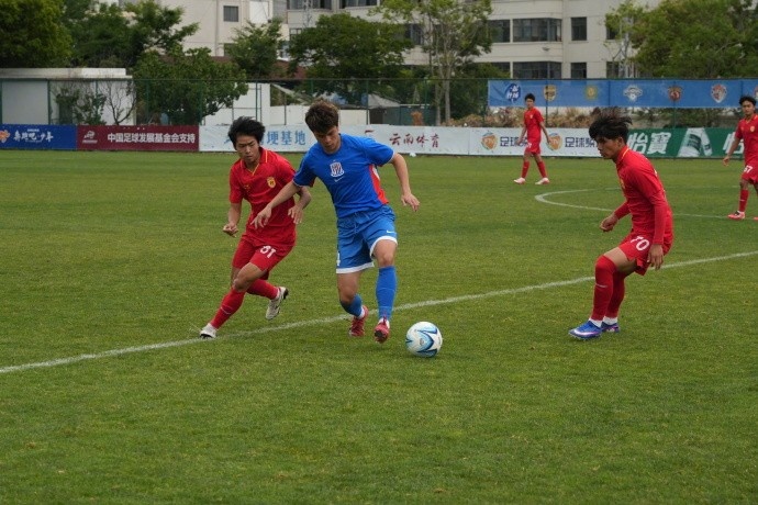 上海申花U20 7-2横扫湖北青年星 四轮不败强势出线