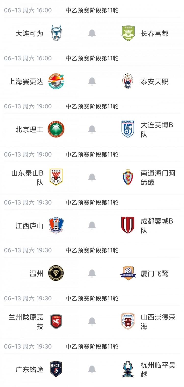 中乙北区保级关键战长春喜都1-1闷平青岛红狮