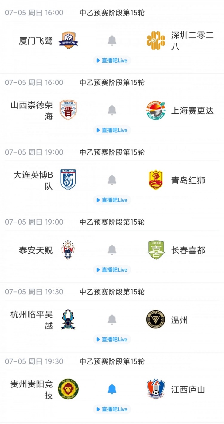 海港B队5-1终结4轮不胜 2分领跑北区 泰山B队4连胜紧追 海港B队5-1终结4轮不胜 2分领跑北区 泰山B队4连胜紧追