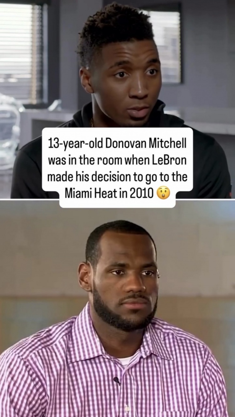 米切尔自曝2010年现场见证詹姆斯决定:我是唯一激动的人