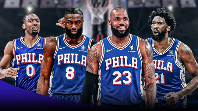詹姆斯底薪东游76人 东部八队混战格局形成 詹姆斯底薪东游76人 东部八队混战格局形成