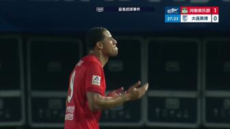 古斯塔沃头球吊射难救主 杨铭锐替补破门大连英博客场1-1河南升至第三 古斯塔沃头球吊射难救主 杨铭锐替补破门大连英博客场1-1河南升至第三