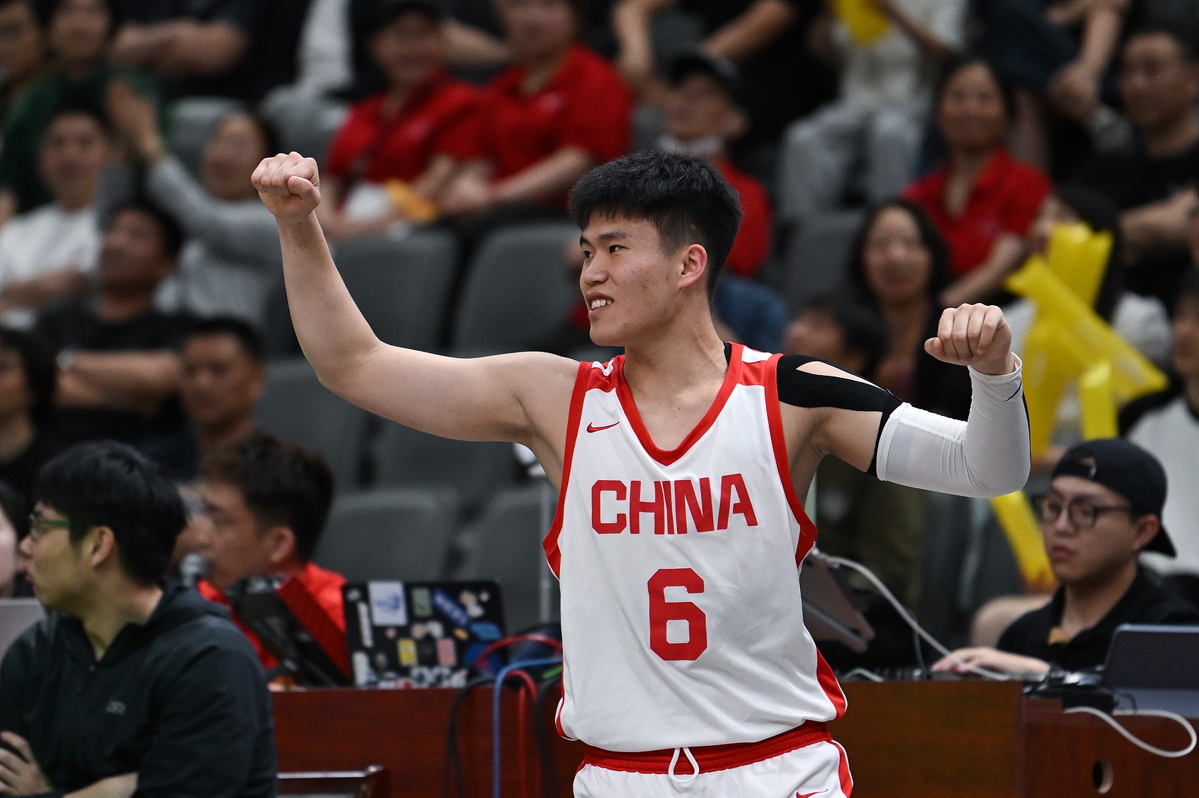 U18男篮半场59-45菲律宾 三分21中11命中率52.4%